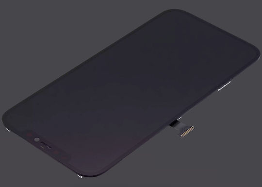 Ecran OLED Soft cu Mecanism Tactil pentru iPhone 12 Pro Max Negru