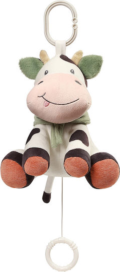 Babyono Hanging Toy for Cot and Stroller with Music Cow Bingo for Newborns