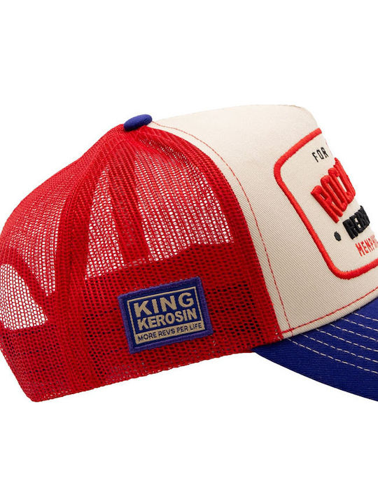 King Kerosin Καπέλο Rock 'n' Roll Trucker Cap Beige