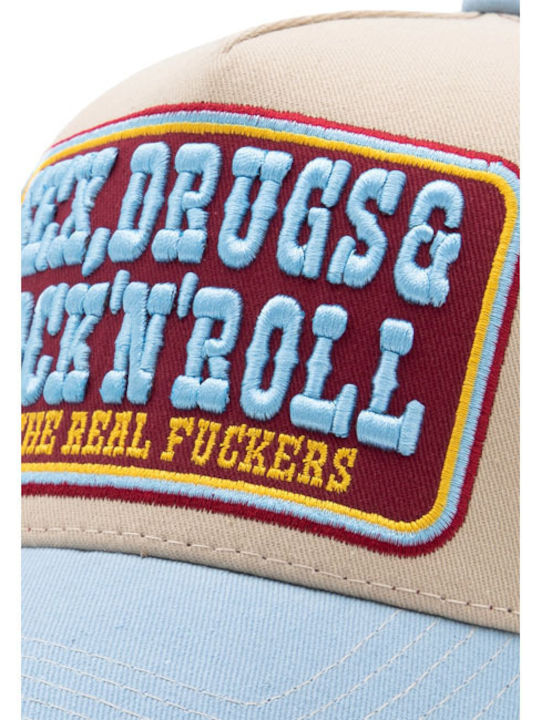 King Kerosin Καπέλο Sex Drugs Rock'n'roll Trucker Cap