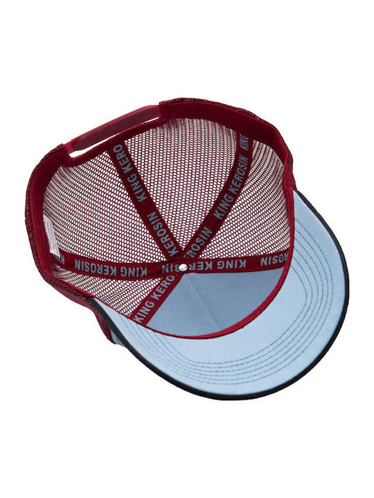 King Kerosin Καπέλο Wish You Were Beer Trucker Cap Skyblue Black