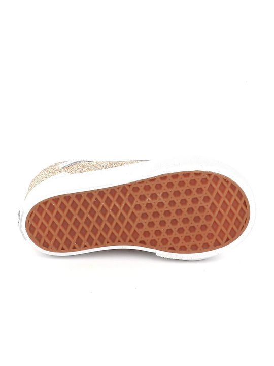 Old Skool V Παιδικά Sneakers με Σκρατς Χρυσά