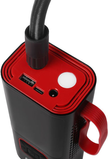 Kraft & Dele Τρόμπα Αυτοκινήτου KD-5497 150PSI Επαναφορτιζόμενη με Μπαταρία 12V