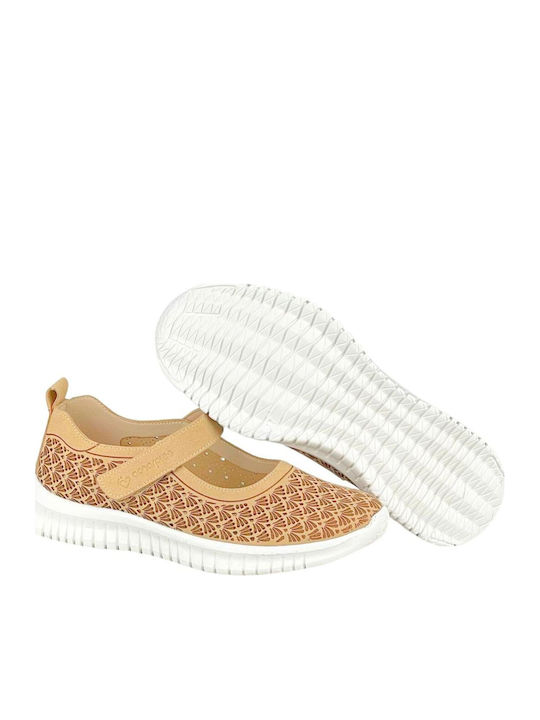 Anatomic Women's Canvas Brown Slip-Ons