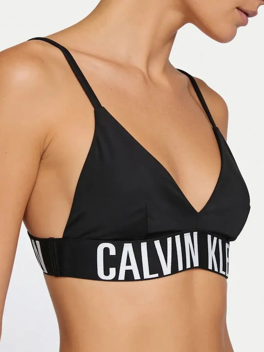 Bikini Triangle With Padding Black
