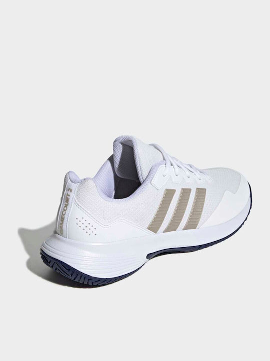 adidas Gamecourt 2.0 Мъжки Обувки За Тенис Бели