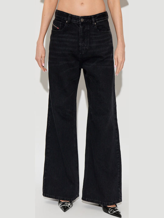Diesel Jean Damă În Croială Relaxed Negru Diesel Jean Damă În Croială Relaxed Negru