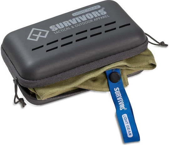 Survivors Πετσέτα Microfiber Προσώπου Πράσινη 100x50εκ.