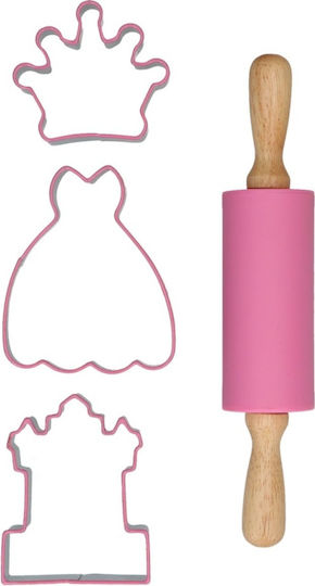 Princess Cutter Rolling Pin Set Wilton