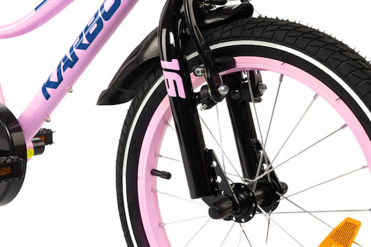 Karbon 16" Bicicletă Copii BMX cu Cadru din Aluminiu (2026) Roz