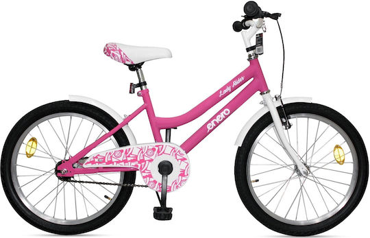 Enero 20 Zoll Kinderfahrrad BMX mit Aluminiumrahmen Rosa