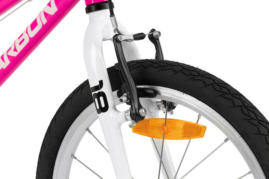 Karbon Bicicletă Copii 18" BMX cu Cadru din Aluminiu Roz