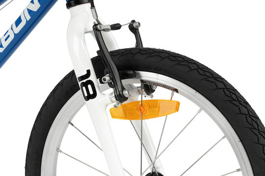 Karbon 18" Kinderfahrrad BMX mit Aluminiumrahmen Blau