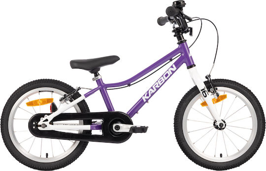 Karbon 16" Παιδικό Ποδήλατo BMX με Σκελετό Αλουμινίου (2026) Μωβ