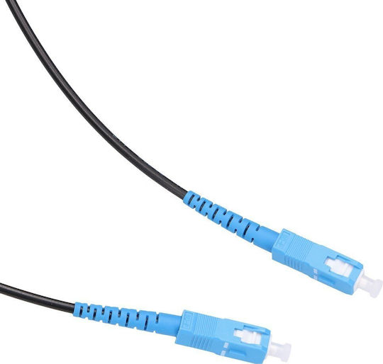 Extralink Flaches Fiber-Optik-Kabel SC/UPC-SC/UPC 150m