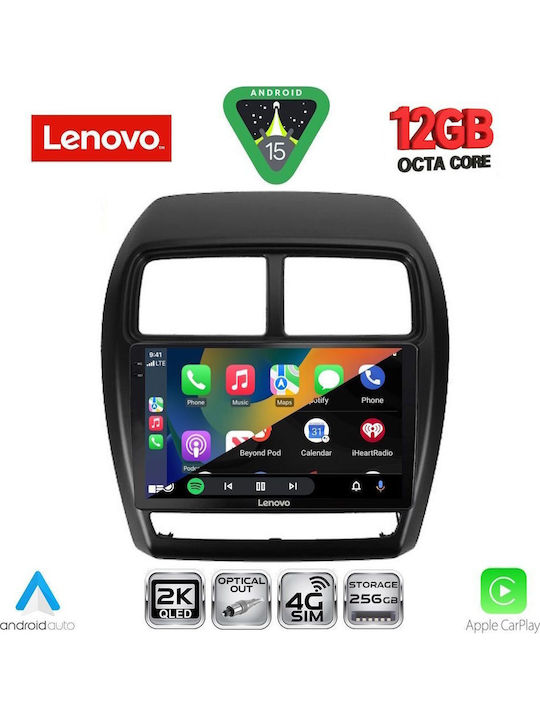 Lenovo Car Audio System for Mitsubishi Asx 2020-2023 (Bluetooth/USB/WiFi/GPS/Apple CarPlay/Android Auto) with 9" Touch Screen