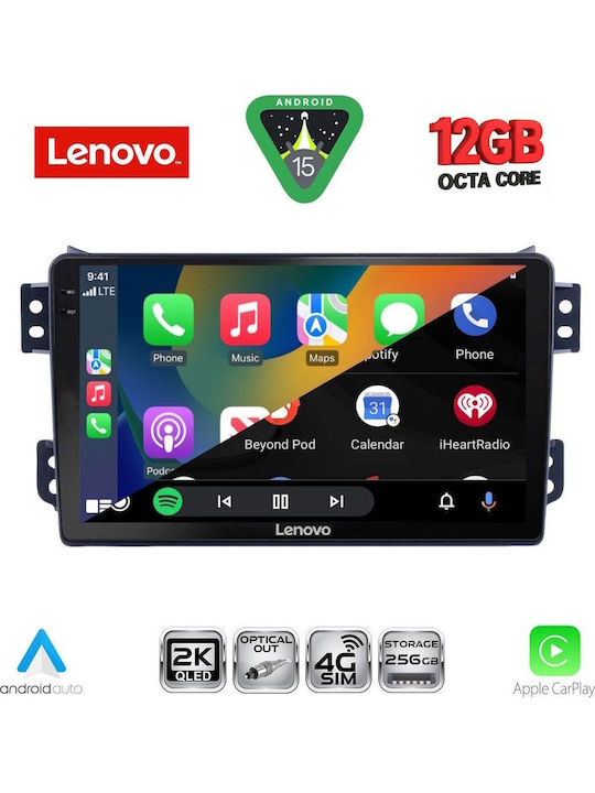 Lenovo Car Audio System for Opel Agila Suzuki Splash 2008-2018 Bluetooth USB WiFi GPS Apple CarPlay Android Auto with 9" Touch Screen