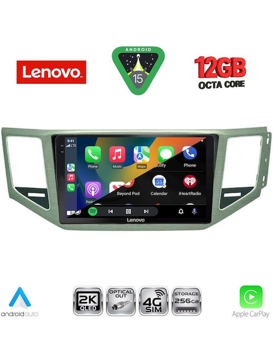Lenovo Car Audio System for Mercedes-Benz SL Volkswagen Golf Sportsvan 2014-2021 with Clima Bluetooth USB WiFi GPS Apple CarPlay Android Auto with 10" Touch Screen