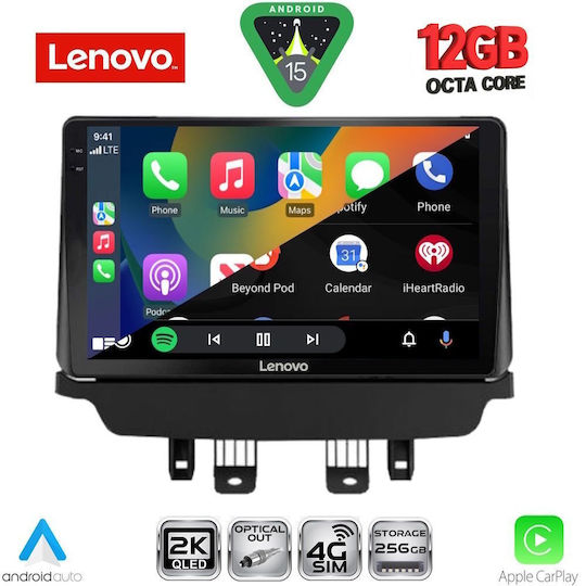 Lenovo Ηχοσύστημα Αυτοκινήτου για Mazda CX-3 2014-2023 (Bluetooth/USB/WiFi/GPS/Apple-Carplay/Android-Auto) με Οθόνη Αφής 9"