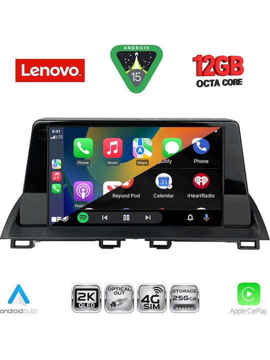 Lenovo Car Audio System for Mazda 3 2014-2019 Bluetooth USB WiFi GPS Apple CarPlay Android Auto with 9" Touch Screen