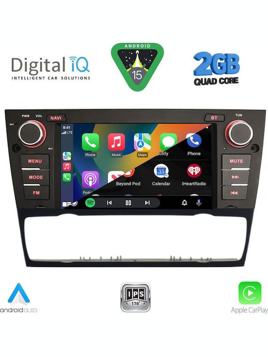Digital IQ Car Audio System for BMW E46 1998-2005 Bluetooth USB WiFi GPS Apple CarPlay Android Auto with 7" Touch Screen