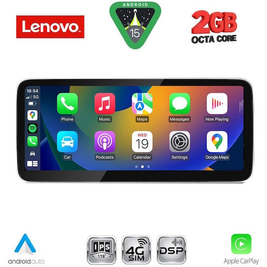Lenovo Car Audio System for Audi A3 2013-2021 (Bluetooth/USB/AUX/WiFi/GPS/Apple CarPlay/Android Auto) with 10.33" Touch Screen