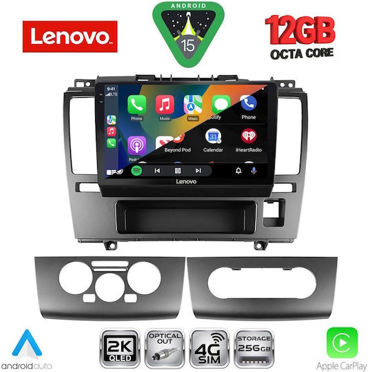 Lenovo Ηχοσύστημα Αυτοκινήτου για Nissan Tiida 2004-2013 (Bluetooth/USB/WiFi/GPS/Apple-Carplay/Android-Auto) με Οθόνη Αφής 9"