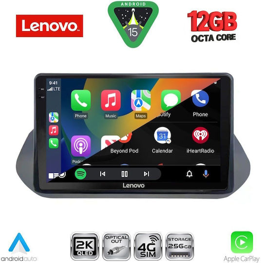Lenovo Ηχοσύστημα Αυτοκινήτου για Nissan Qashqai 2021 (Bluetooth/USB/WiFi/GPS/Apple-Carplay/Android-Auto) με Οθόνη Αφής 10"