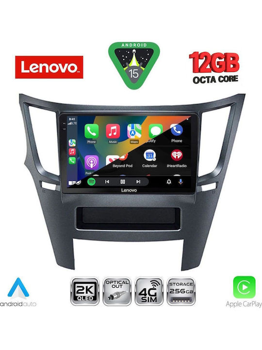 Lenovo Car Audio System for Subaru Legacy / Outback 2009-2014 Bluetooth USB WiFi GPS Apple CarPlay Android Auto with 9" Touch Screen