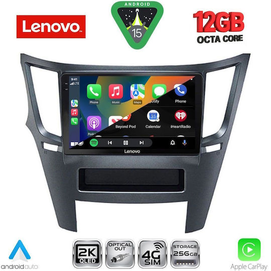 Lenovo Car Audio System for Subaru Legacy / Outback 2009-2014 Bluetooth USB WiFi GPS Apple CarPlay Android Auto with 9" Touch Screen