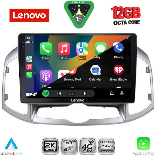 Lenovo Car Audio System for Chevrolet Captiva 2012-2018 Bluetooth USB WiFi GPS Apple CarPlay Android Auto with 10" Touch Screen