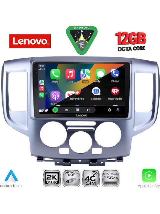 Lenovo Car Audio System for Nissan NV200 2009-2020 Bluetooth USB WiFi GPS Apple CarPlay Android Auto with 9" Touch Screen