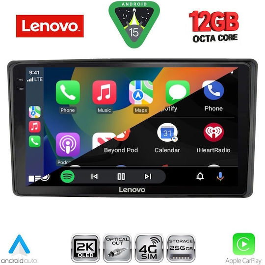 Lenovo Ηχοσύστημα Αυτοκινήτου για Toyota Raize 2020 (Bluetooth/USB/WiFi/GPS/Apple-Carplay/Android-Auto) με Οθόνη Αφής 10"