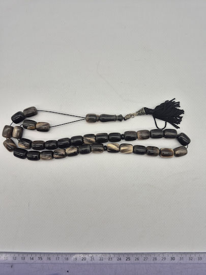 Handmade Bull Horn Worry Beads Natural Beads Traditional Aesthetic