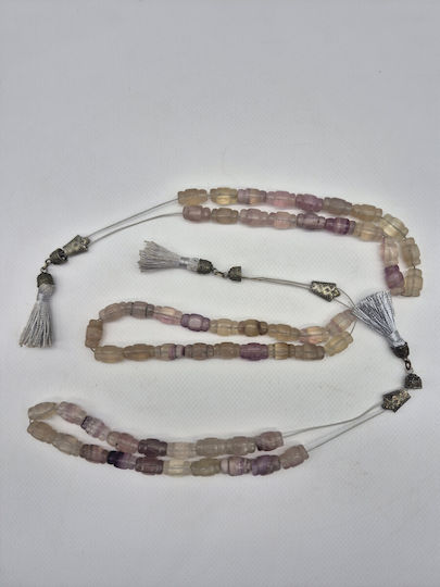 Handmade Fluorite Worry Beads – Semi-Precious Clarity & Balance Beads