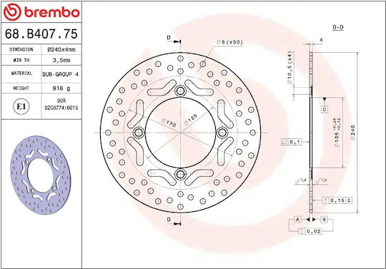 Brembo Brembo Motorrad Bremsscheiben