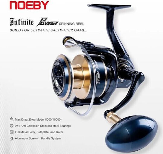 Surf Casting Set Rod Noeby Surf Master Tubular 4.25m C.w 100 250g Toray Japan Carbon Fuji Guides Reel Noeby Infinite Power 8000 Max Drag 20kg