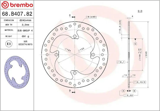 Brembo Brake Disc