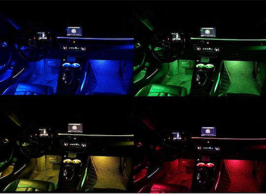Diq Ambient Audi A4l Laser 8w Dyn Mod 2017-2021 Digital Iq Ambient Light Audi A4l Mod 2017-2021 26 Lights