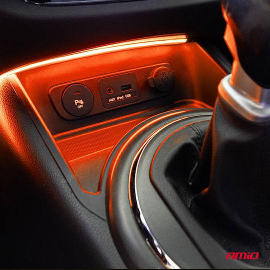 AMiO LED Car Strip 12V Orange