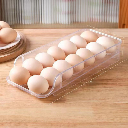 Eierfächer Kühlschrank-Organisatoren Für 24 Eier 30x5x13.5cm