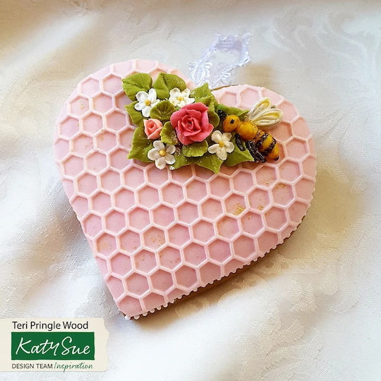 Katy Sue Silikon Keksausstecher Honigwaben & Bienen