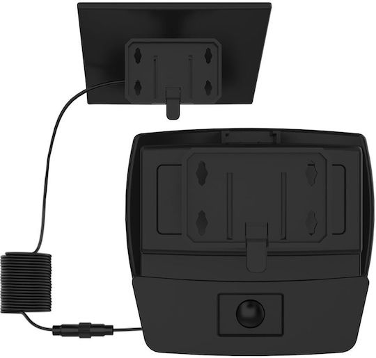 Modee Lighting Wasserdichter Solar LED Flutlichter Kaltweiß mit Bewegungssensor und Fotowiderstand IP44
