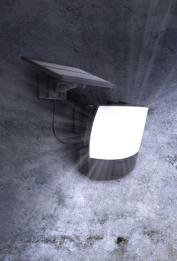 Modee Lighting Wasserdichter Solar LED Flutlichter Kaltweiß mit Bewegungssensor und Fotowiderstand IP44