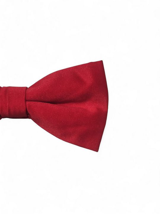 Men's Solid Piqué Cloth Bow Tie Red Men's Solid Piqué Cloth Bow Tie Red