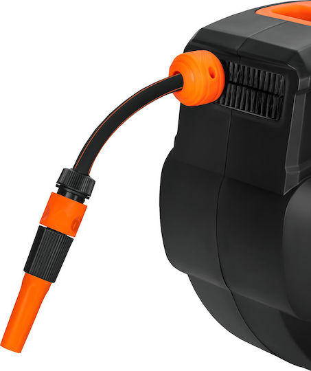 Kraft & Dele Automatic Wall Mounted Garden Hose Reel with Hose 20m
