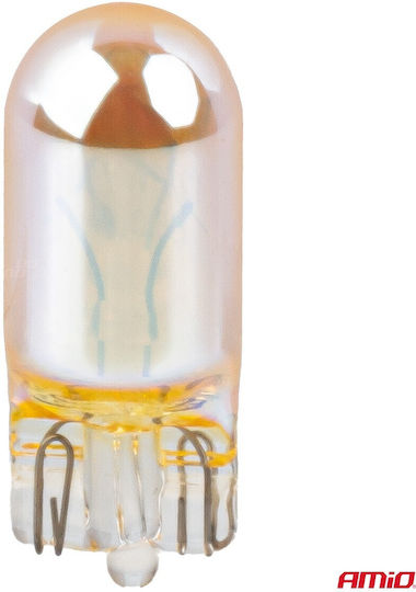 AMiO Car Lamps WY5W / W2.1X9.5D / W5W Halogen Orange 12V 5W 2pcs