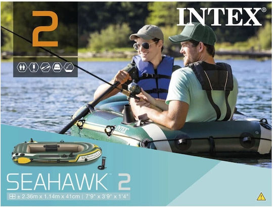 Inflatable Boat with Paddles & Pump 236x114cm