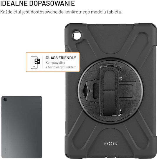 Fixed Tablet Case Durable Case Stand Fixed Rugged Case Samsung Galaxy Tab S6 Lite 2020 2022 2024 Black