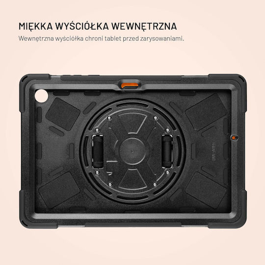 Fixed Tablet Case Durable Case Stand Fixed Rugged Case Samsung Galaxy Tab S6 Lite 2020 2022 2024 Black